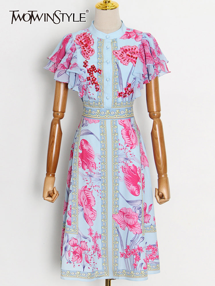 Sexy Puma Embroided Dress