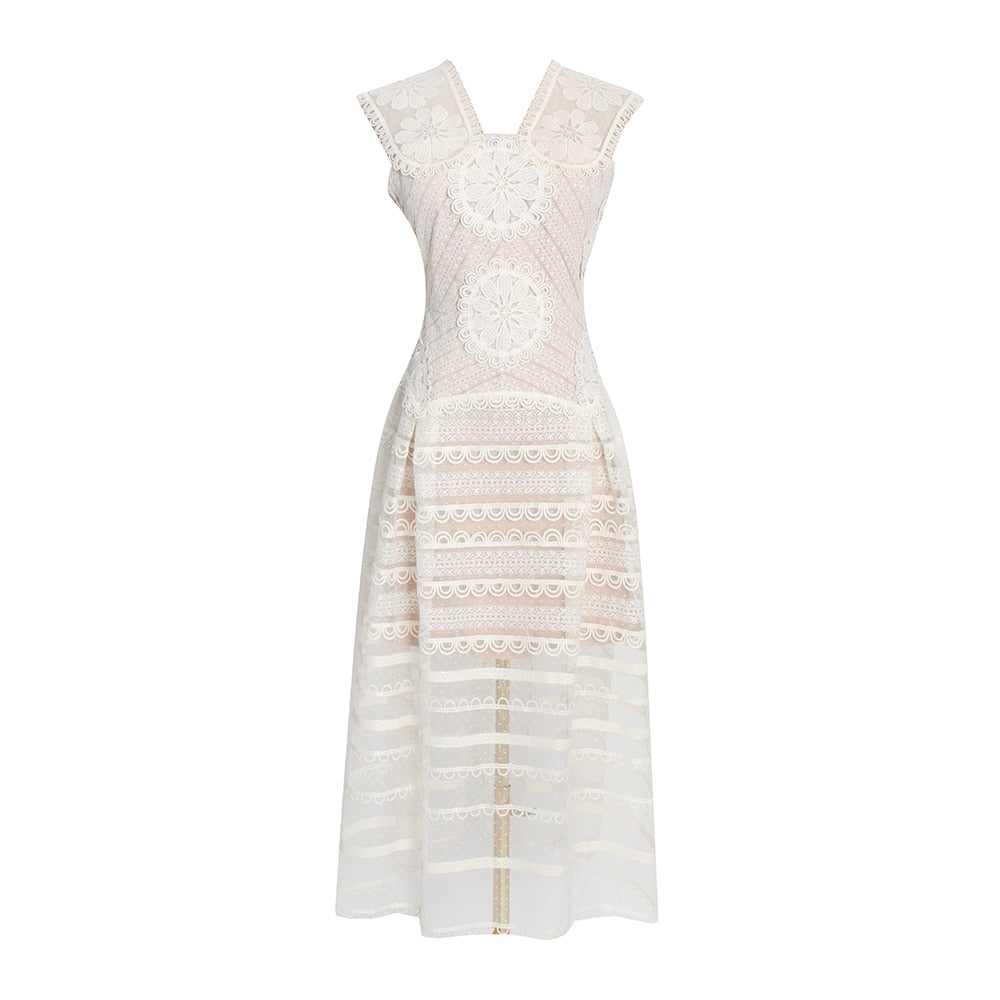 Sexy Puma Embroided Dress