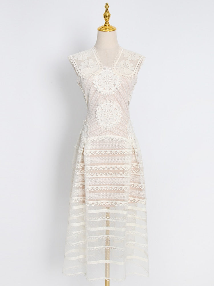Sexy Puma Embroided Dress