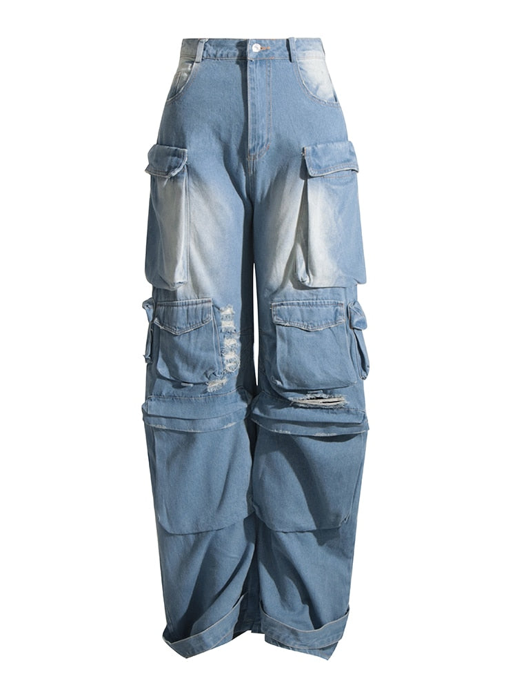 Sexy Puma Spliced Jeans