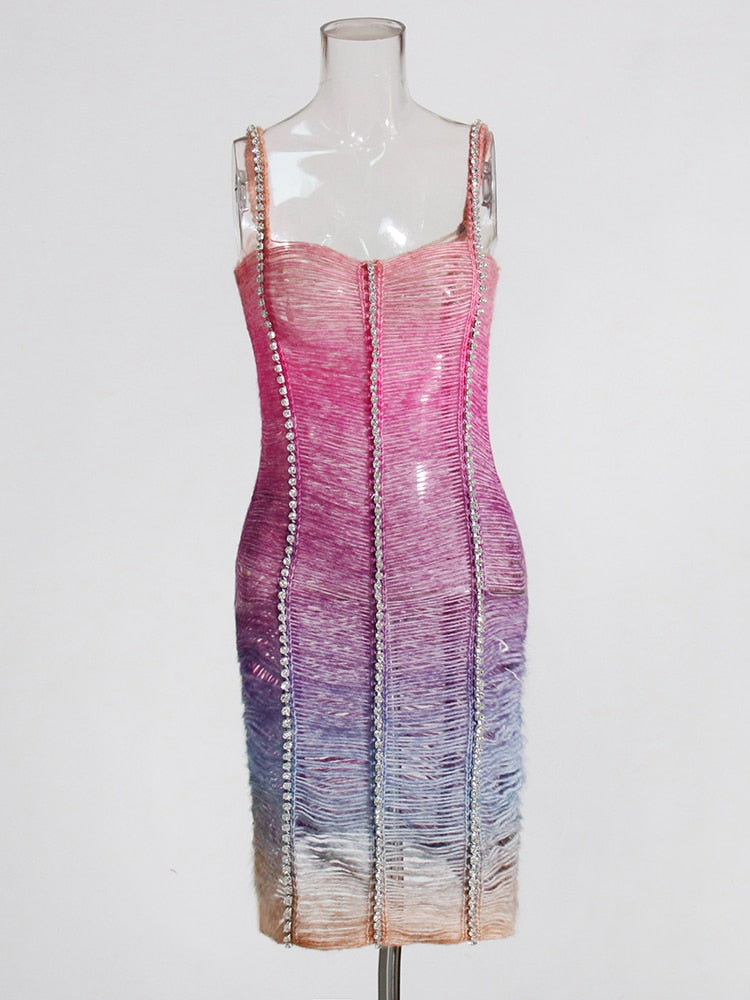Sexy Puma Knitted Party Dress
