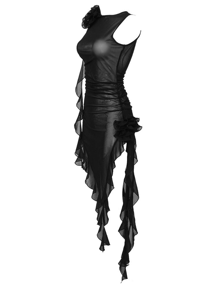 Sexy Puma Folded Dress