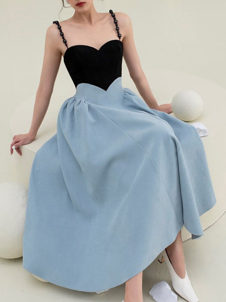 Sexy Puma Spliced Dress