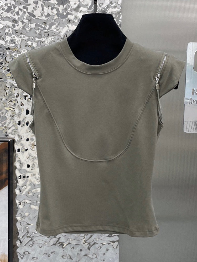 Sexy Puma Zipper Shirt