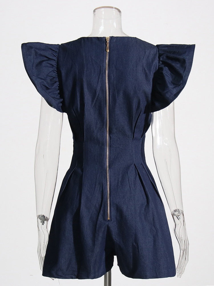 Sexy Puma Ruffle Playsuit