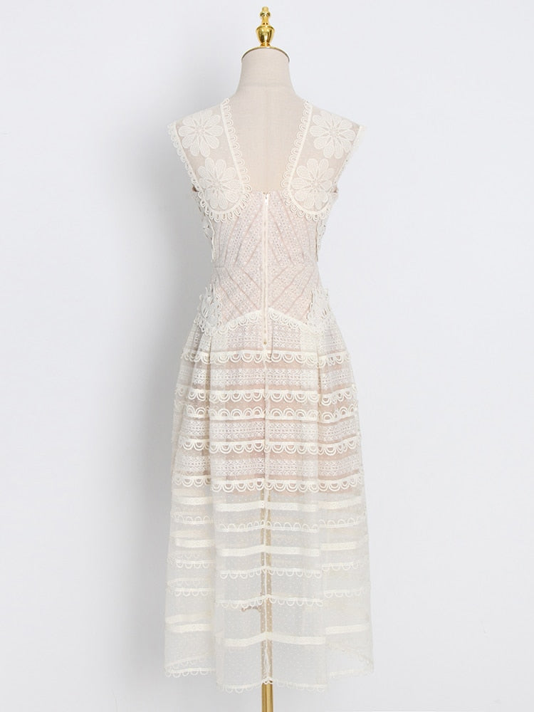 Sexy Puma Embroided Dress