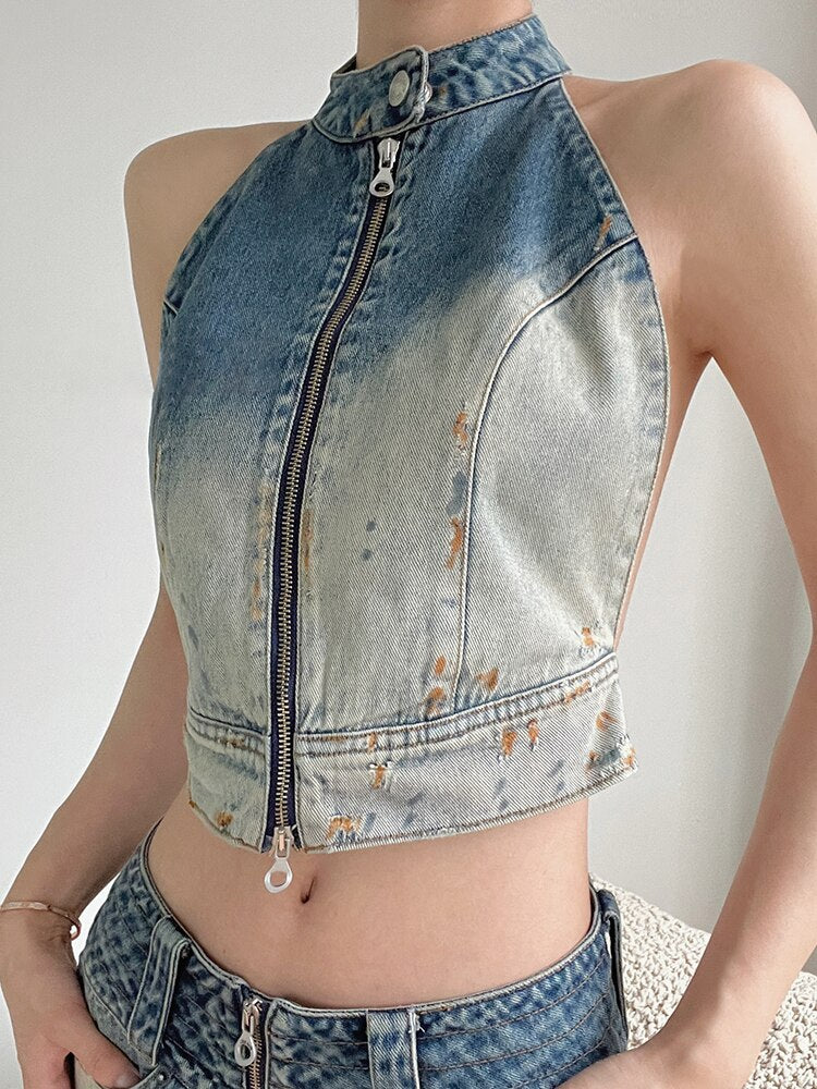 Sexy Puma Halter Top