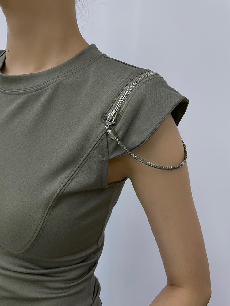 Sexy Puma Zipper Shirt