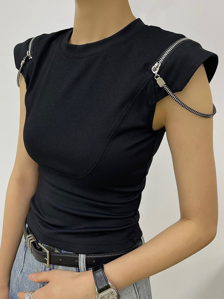 Sexy Puma Zipper Shirt
