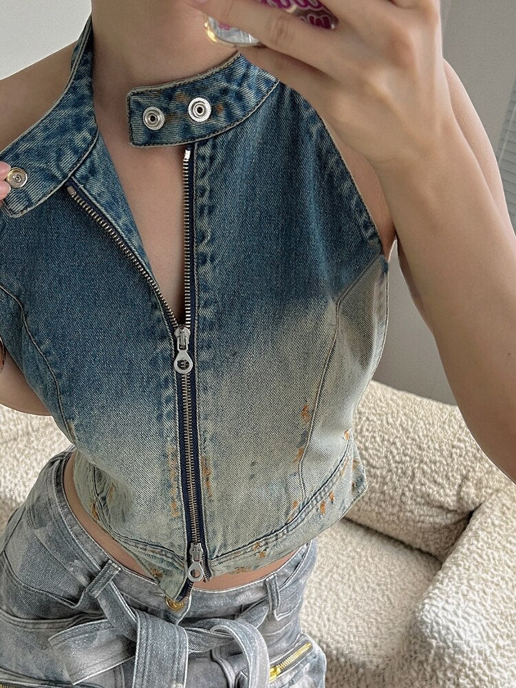 Sexy Puma Halter Top