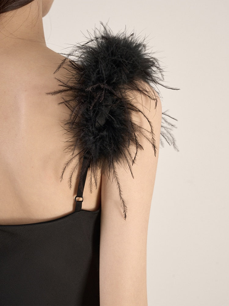 Sexy Puma Feather Dress