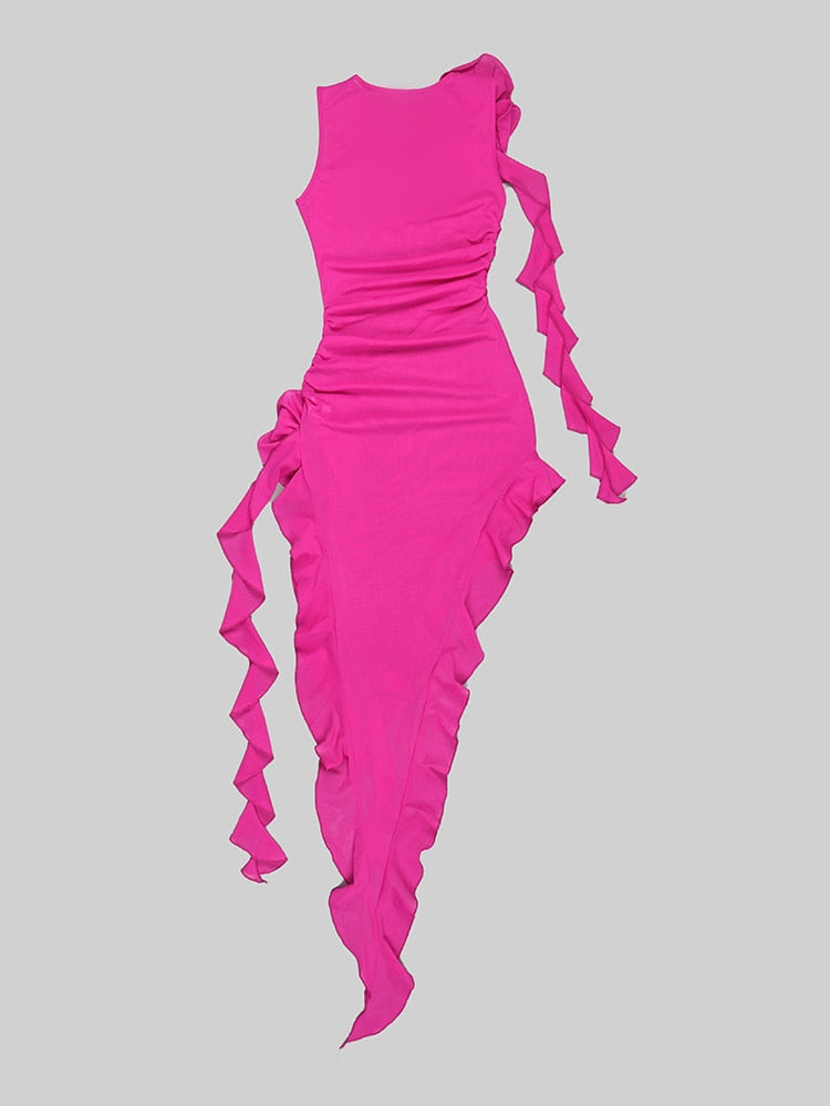 Sexy Puma Folded Dress