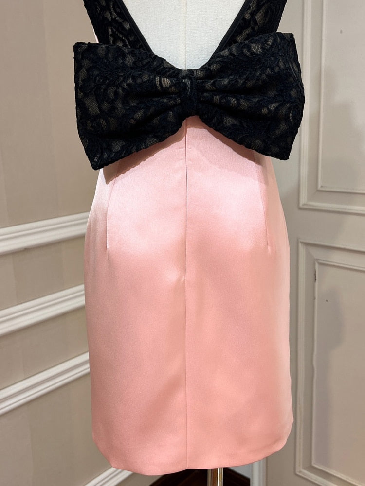 Sexy Puma Lace Bow Dress