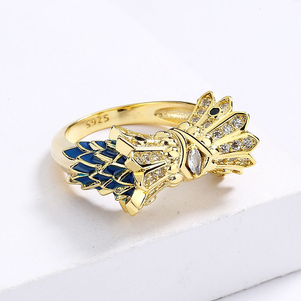 Owl Enamel Ring
