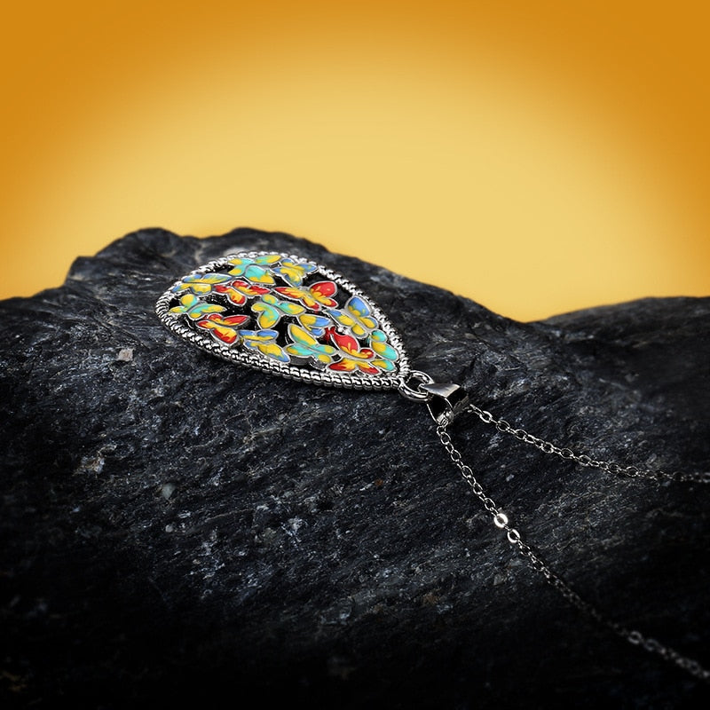 Alexandra Enamel Necklace