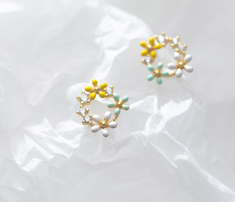 Helen Pure Silver Earrings