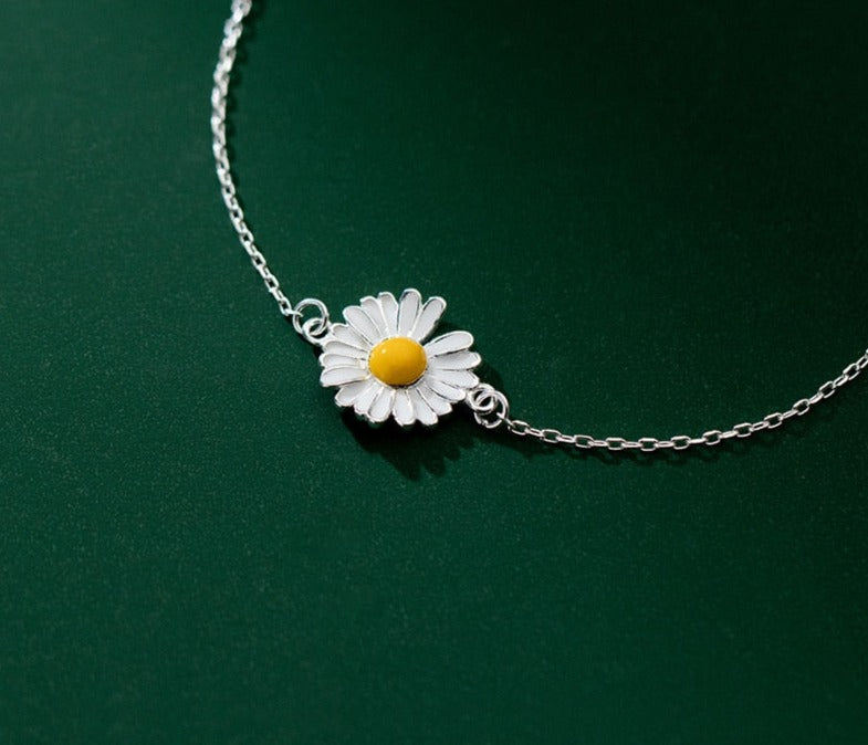 Daisy Pure Silver Bracelet