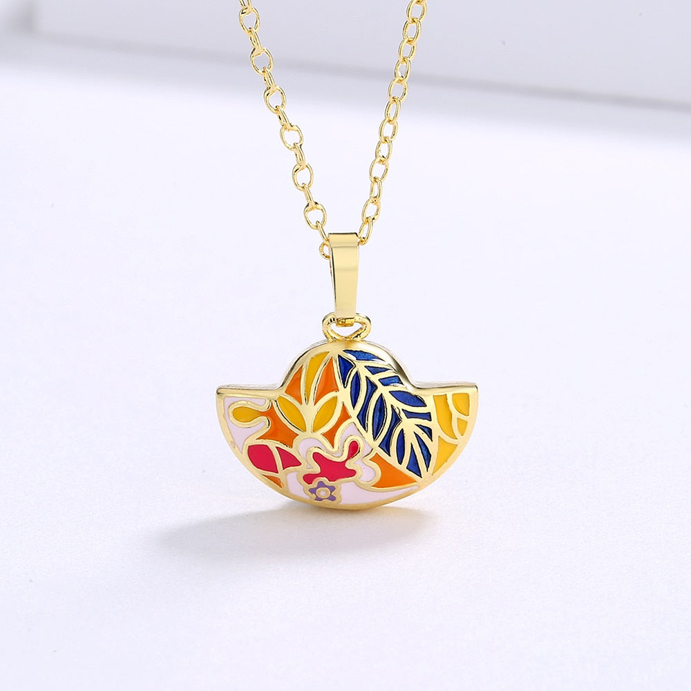 Xenia Enamel Necklace