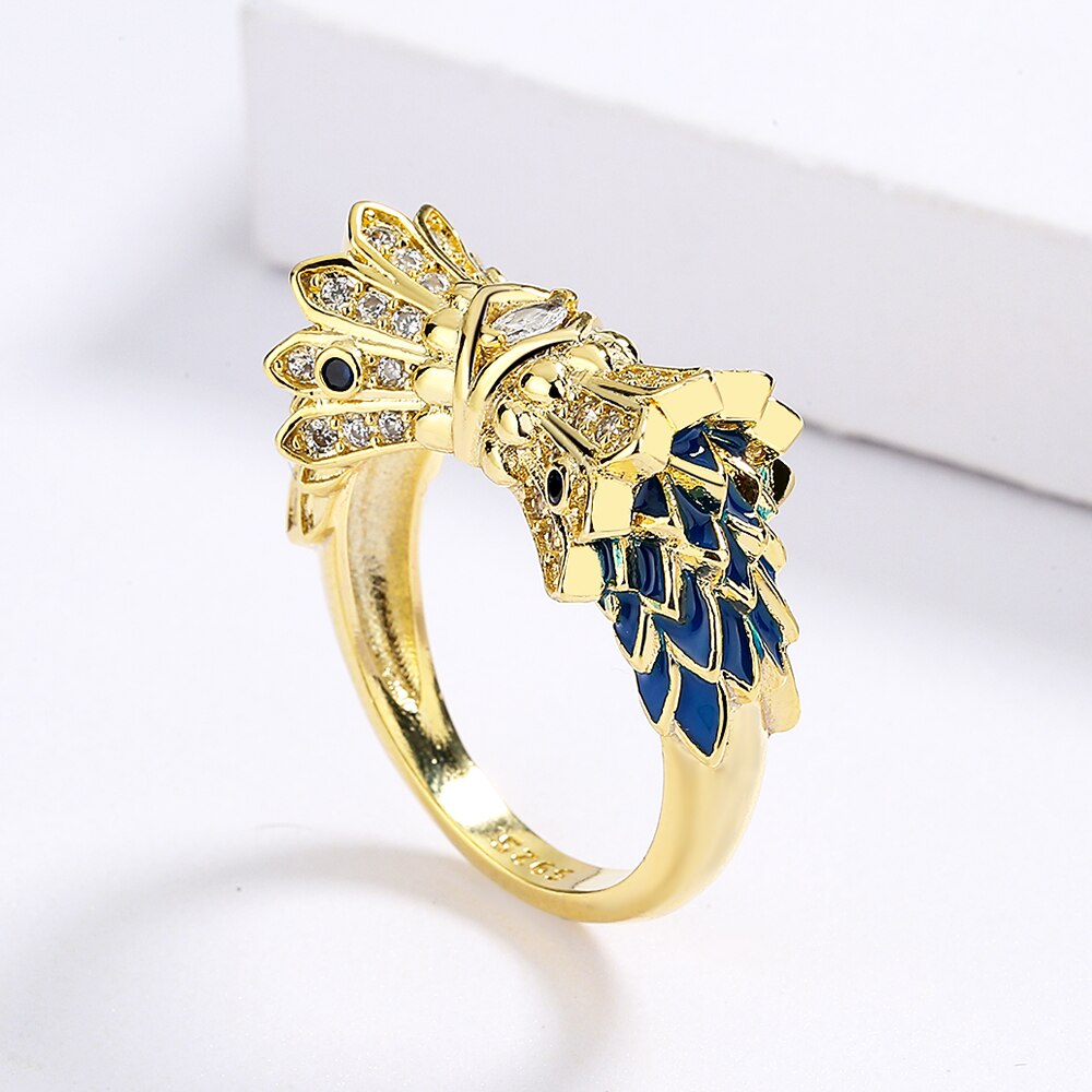Owl Enamel Ring