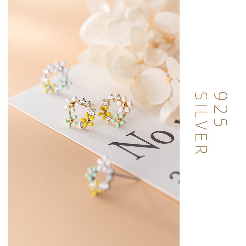 Helen Pure Silver Earrings