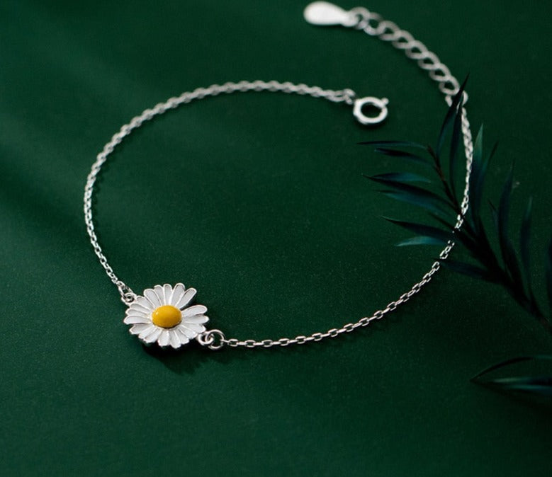 Daisy Pure Silver Bracelet