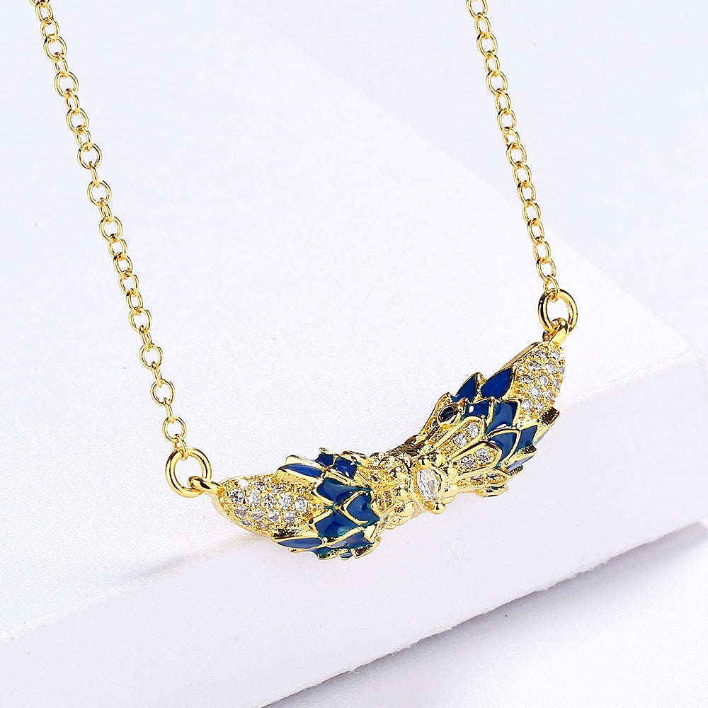 Owl Enamel Necklace