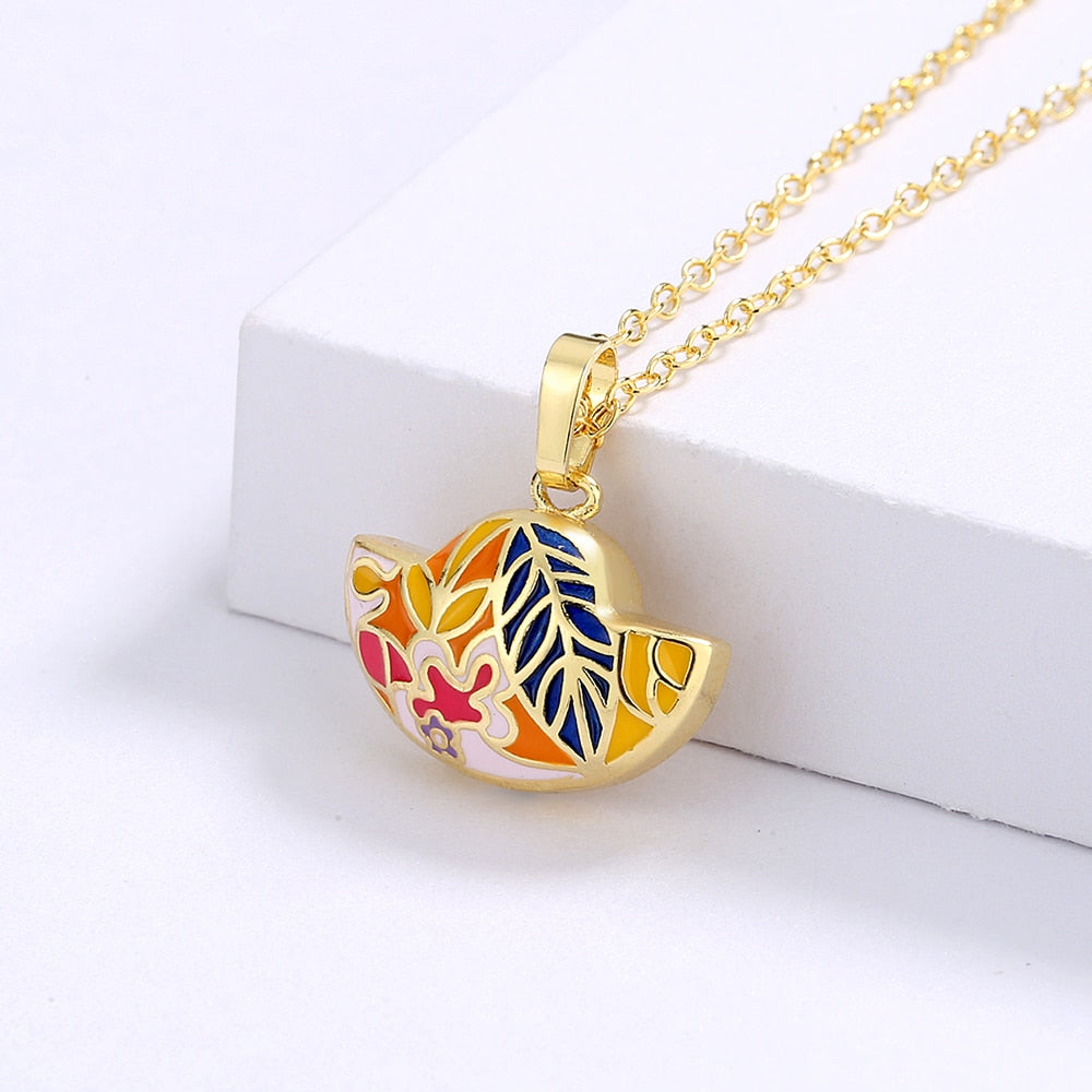 Xenia Enamel Necklace