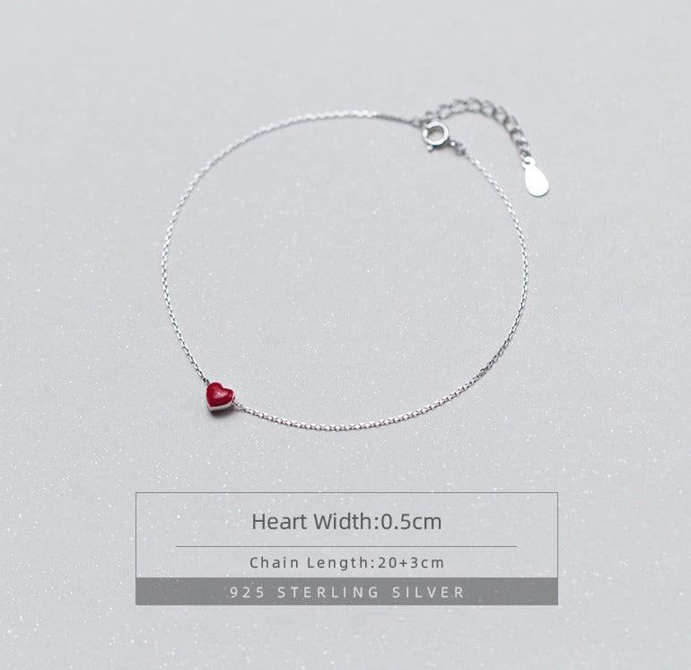 Amelia Pure Silver Anklet