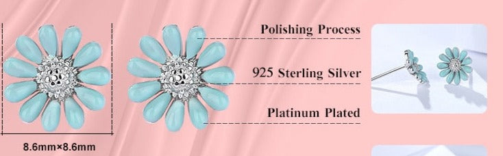 Helen Pure Silver Earrings