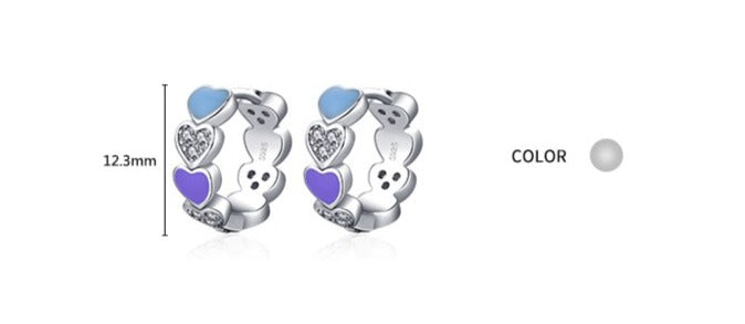 Sam Pure Silver Earrings