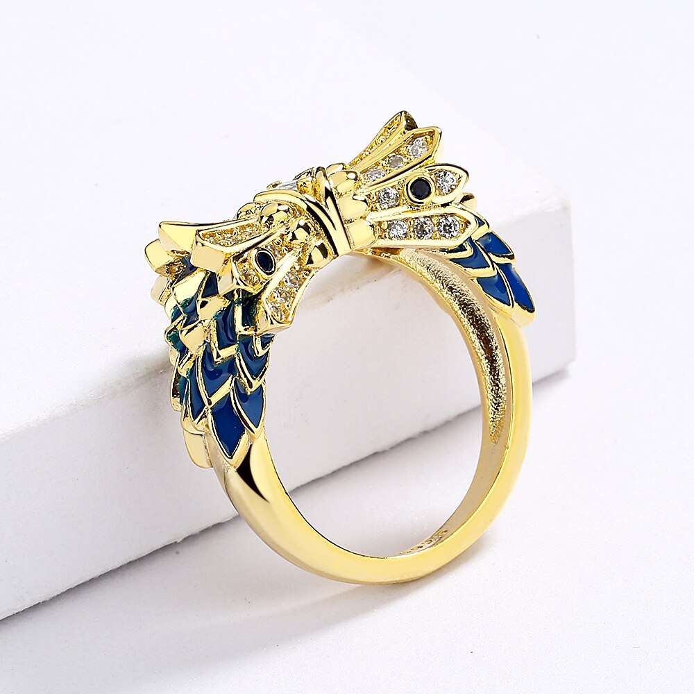 Owl Enamel Ring