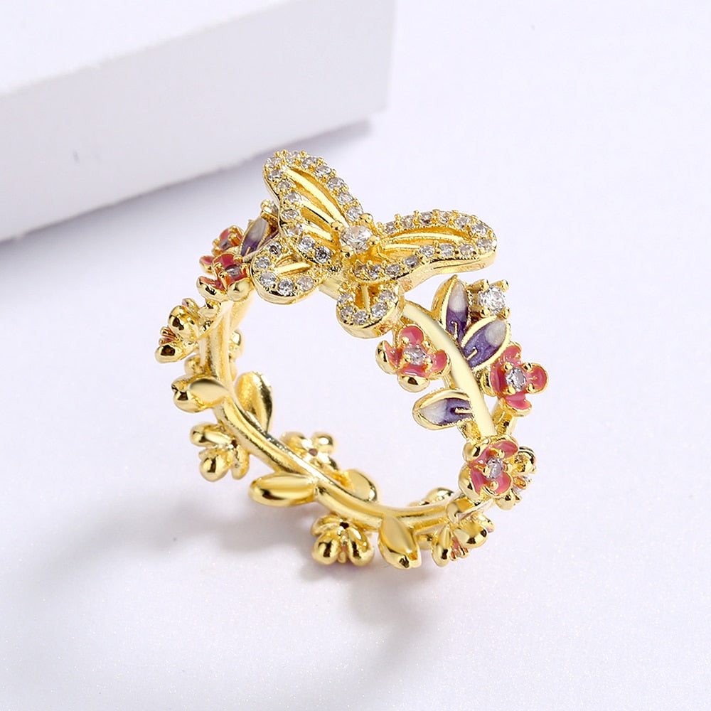 Hannah Hot Enamel Ring