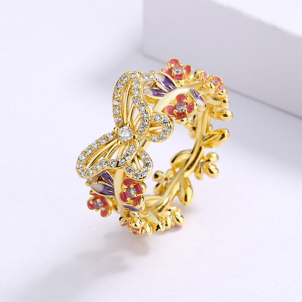 Hannah Hot Enamel Ring