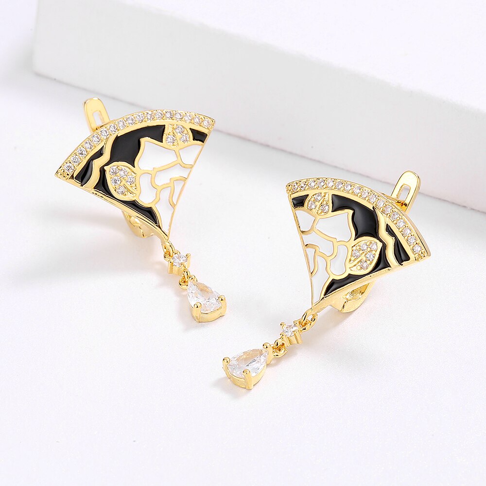 Olga Enamel Earrings