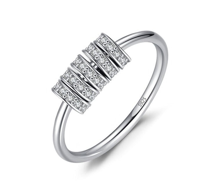 Malika Pure Silver Ring