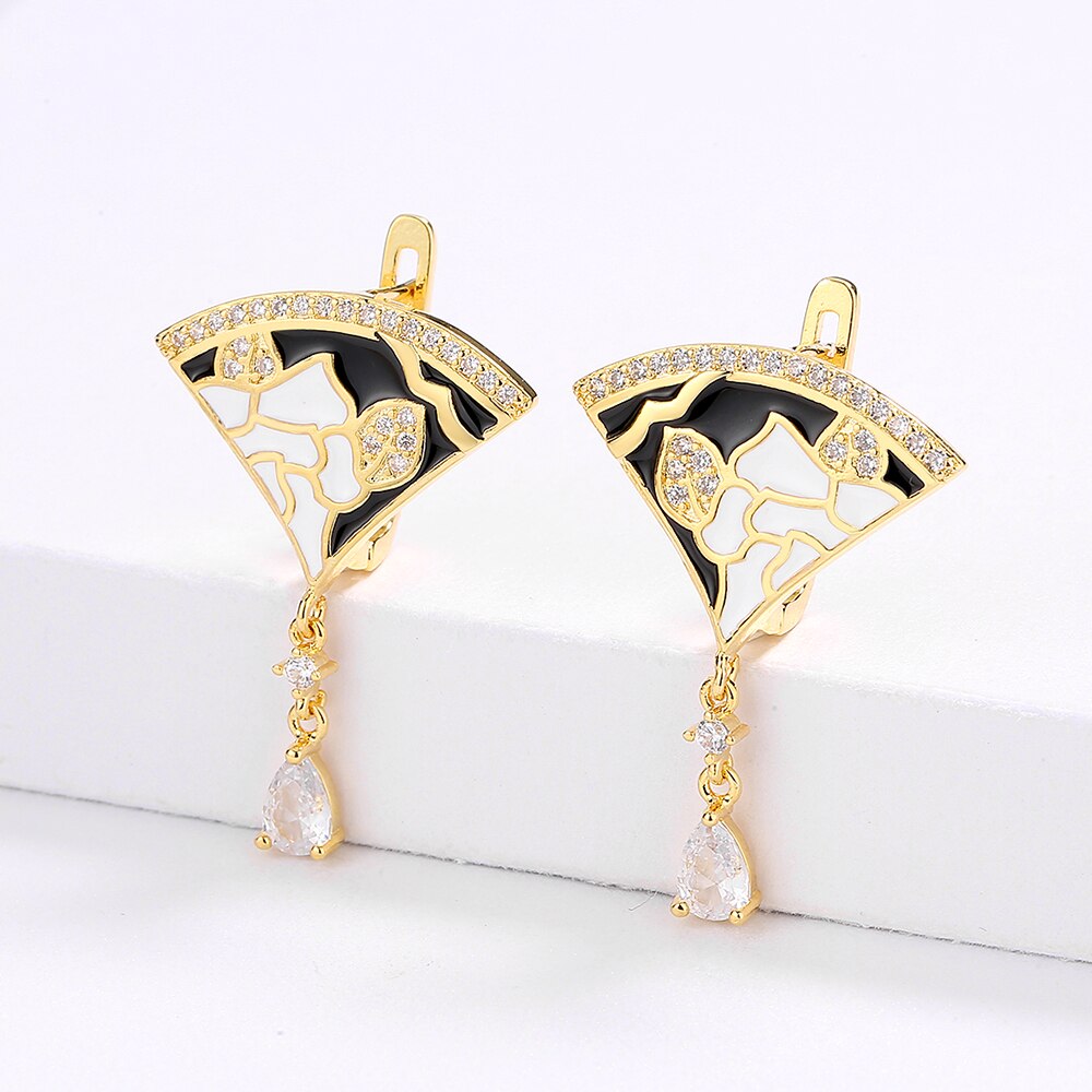 Olga Enamel Earrings