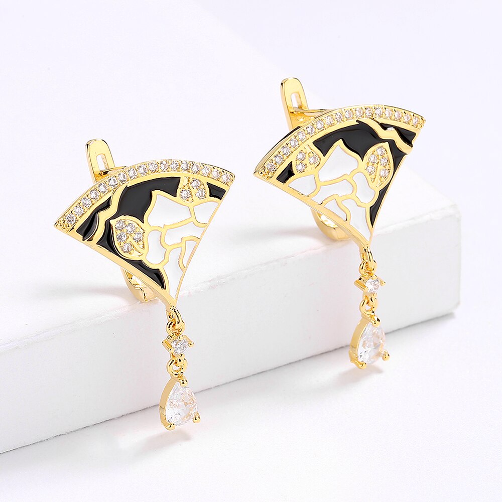 Olga Enamel Earrings