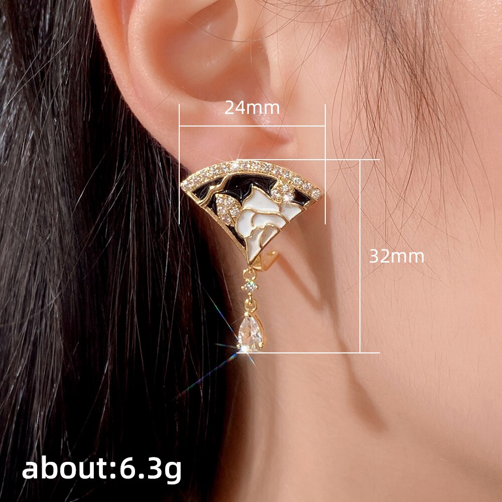 Olga Enamel Earrings