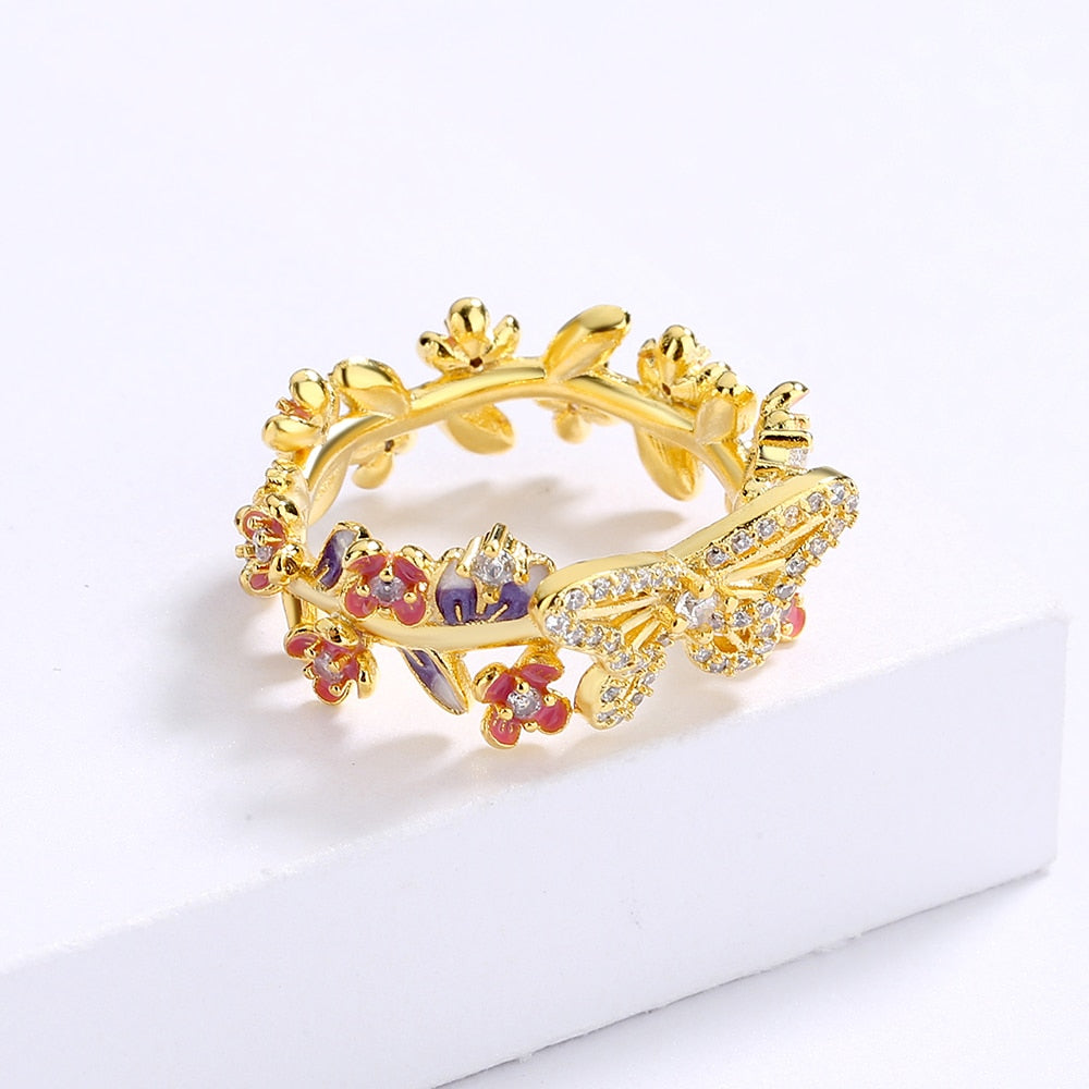 Hannah Hot Enamel Ring