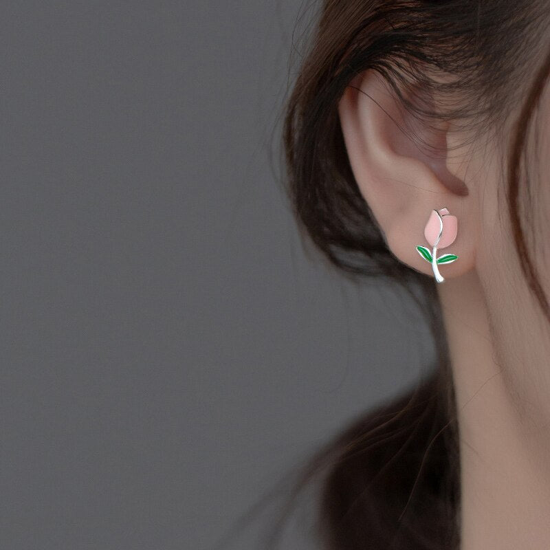 Selena Pure Silver Earrings