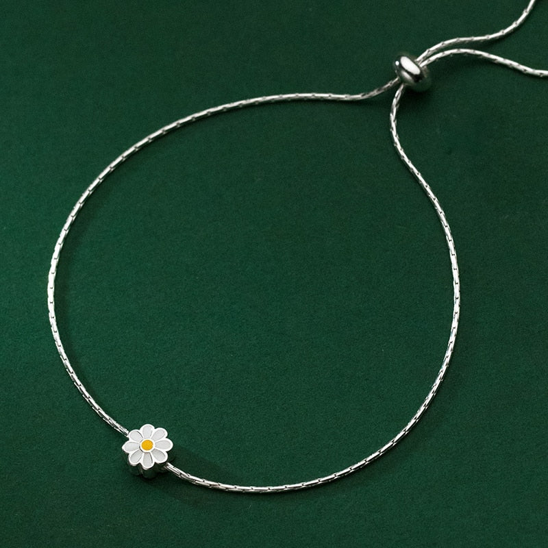 Daisy Pure Silver Bracelet