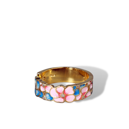 Lily Enamel Ring